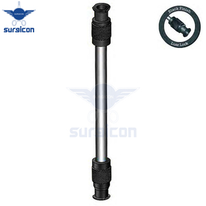 Adaptador de Transferencia Luer Lock de 4.5 cm / 1-3/4 Pulgadas de Largo, 4 mm de Diámetro, Acabado Negro, Acero Inoxidable, Cirugía Plástica, Quirúrgico, Médico - Product Image 4