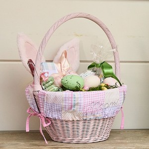Combo colored rattan <b>baskets</b> candy & <b>gift</b> storage containers <b>basket</b> for <b>easter</b> decorations - Product Image 6