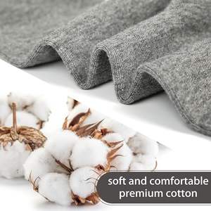 Chaussettes de course à compression Crosspoint légères de qualité, pour jeunes, noires, coussinées, chaudes, pour l'entraînement quotidien, imperméables, été, mi-mollet - Product Image 2