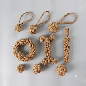 BEST SELLING Vietnam Origin Coconut Fiber Dog Chew Toys | Natural Dental Floss Effect & Anxiety Relief - Product Image 2