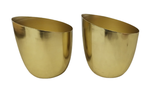 Ensemble de pots à fleurs en métal à finition martelée antique, jardinières rondes décoratives en fer pour l'intérieur, l'extérieur, la maison, le jardin, le balcon, la décoration d'hôtel - Product Image 5