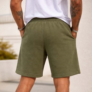 Wholesale <b>Men's</b> 100% Polyester Eco-Friendly Oxford Fabric Sweat <b>Shorts</b> Custom Logo Zipper Fly Summer Casual <b>Shorts</b> Custom Colors - Product Image 4