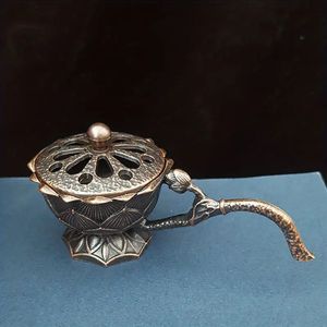 S H INC. Vintage Style Metal <b>Incense</b> Burner Holder IB-85 Eco-Friendly for <b>Incense</b> Sticks Aromatherapy Relaxation Home <b>Incense</b> - Product Image 3