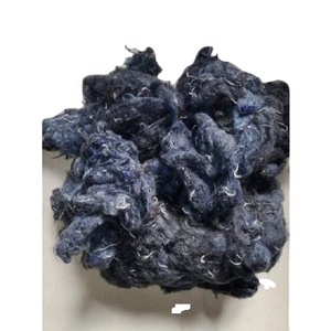 Reciclaje de fibra vaquera para ropa de cama, material de relleno de algodón de alta calidad, color azul - Product Image 2