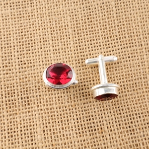 New Arrival 2026 Designer 925 Silver Luxury Oval Shaped Pink Rubellite Gemstone Work Cufflinks and for Men and Women Both wear - Product Image 2