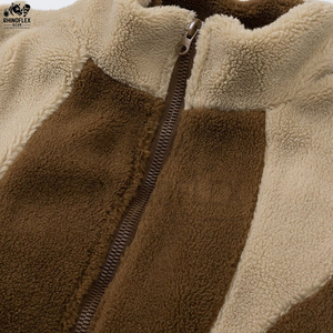 New Arrival Style Plus Size <b>Sherpa</b> <b>Jackets</b> High Quality Breathable <b>Jacket</b> For <b>Man</b> Front Logo <b>Sherpa</b> <b>Man</b> <b>Jackets</b> - Product Image 3