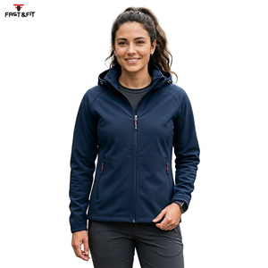 Wholesale Supplier <b>Lightweight</b> 100% Polyester Printed Eco-Friendly Winter Waterproof Softshell <b>Jacket</b> for Hiking and Training - Product Image 5