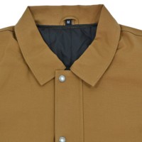 Veste de travail en toile de coton 100% lourde personnalisée pour homme, style vintage, col rabattu, boutons-pression, veste cargo utilitaire