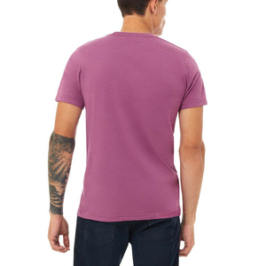 T-shirt léger à col rond 100 % coton pour homme, imprimé sérigraphié sur le devant, écologique, respirant, style streetwear estival, haute qualité - Product Image 3