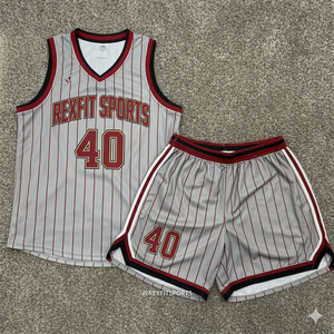 ชุดบาสเก็ตบอล Rexfit Sports คุณภาพดีที่สุดสำหรับผู้ชาย ชุดทีมเยาวชน/วิทยาลัย แบบกลับด้านได้ สำหรับชุดยูนิฟอร์มกีฬาบาสเก็ตบอล - Product Image 6