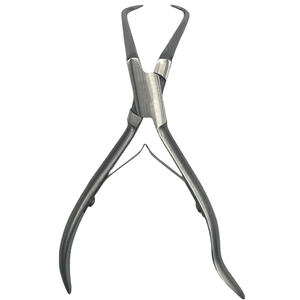 Alicates para Extensiones de Cabello de 5.5 Pulgadas con Forma Curva de Acero Inoxidable, Removedor de Microperlas y Abridor, Alicates para Extensiones con Agarre Cómodo - Product Image 1