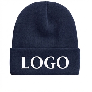 Gorro de Punto Acrílico Unisex Bordado a Mano, Gorro de Invierno Cálido con Borde Plegado para Hombres y Mujeres, para Viajes, Actividades al Aire Libre y Uso Diario - Product Image 2