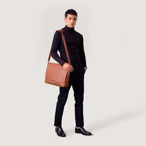 Premium Genuine <b>Leather</b> <b>Backpack</b> <b>for</b> Travel Business Office and Everyday Use Stylish Vintage <b>Leather</b> Messenger Bag <b>for</b> <b>Men's</b> - Product Image 4