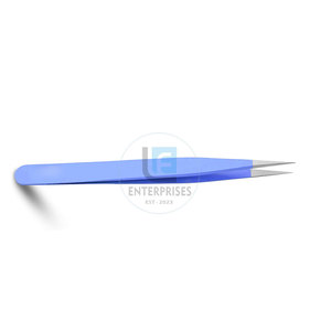 Pinces à cils en acier inoxydable de haute qualité, durables, avec une préhension fine, longueur 10 mm, emballage et logo personnalisables - Product Image 3