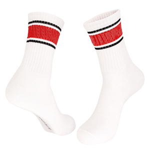 Custom Tennis <b>Socks</b> White Elite Crew Mid Calf Men Sports Tube <b>Socks</b> Breathable Athletic Performance Sports <b>Socks</b> - Product Image 4