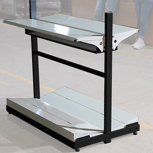 Knock-Down Slotted Upright Supermarket Shelves | Easy Assembly Open Back Display Rack OEM - Product Image 1