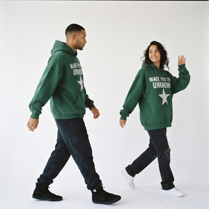 Hoodie unisexe épais et écologique en molleton 100 % coton, coupe oversize, streetwear d'hiver personnalisé, épaules tombantes, imprimé pour hommes et femmes - Product Image 4