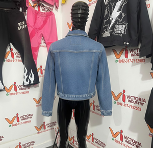 Chaqueta de Motociclista Vaquera Vintage para Mujer, de Alta Calidad, Transpirable, Servicios OEM, Logotipo Personalizado Impreso, Chaquetas de Invierno/Primavera - Product Image 2