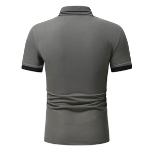 2026 High Quality Pakistan Made Men's Shirts Solid 100% Cotton Knitted Quick Dry Short Sleeve Custom Logo Casual OEM Service - Product Image 2