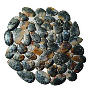 ควอตซ์น้ำผึ้งธรรมชาติคุณภาพสูง รูปทรงหลวมแบบคาโบชอง ขนาด 20-45 มม. น้ำหนัก 8-12 กรัม รับรองโดยบุคคลที่สาม สำหรับทำเครื่องประดับ - Product Image 1