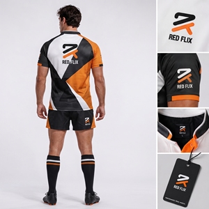Uniforme de rugby professionnel léger, conçu pour les matchs de compétition, offrant un confort supérieur et des performances excellentes. - Product Image 2