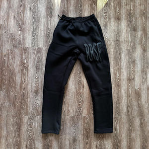 Custom Puff Printing Logo Flared Sweatpants and Hoodie Set Clothing Manufacturers Cotton Sweatsuit Mens Tracksuit - Product Image 5