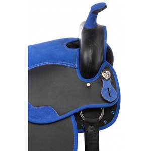 Selle de cheval synthétique de style western anglais pour la course, design personnalisable, couleur au choix, haute qualité, fabriquée au Pakistan, logo personnalisé - Product Image 2