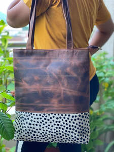 กระเป๋าโท้ทหนังวัวแท้สไตล์ตะวันตก, กระเป๋าสะพายไหล่กระเป๋าใส่ผมกระเป๋าถือสไตล์ตะวันตกสำหรับผู้หญิง - Product Image 2