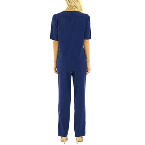 Nurse Uniforms Women Medical Nursing Clinic Uniform Hospital <b>Scrub</b> <b>Set</b> Uniform 2pcs Pants <b>Set</b> With Custom Logo - Product Image 4