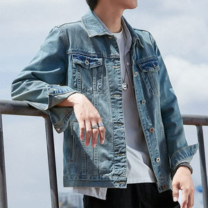 Chaqueta de Mezclilla para Hombre, Estilo Casual, OEM, Venta al Por Mayor, Chaqueta de Mezclilla de Algodón de Alta Calidad, Chaqueta de Mezclilla Personalizada para Hombre - Product Image 5
