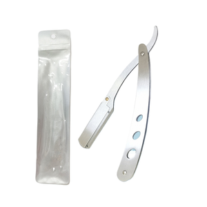 RSI Folding Barber <b>Razor</b> Stainless Steel Single Blade for <b>Men</b> Face Shaving Personal Care - Product Image 5