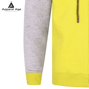 เสื้อฮู้ดซิปผู้ชายแบบสั่งทำพิเศษ คุณภาพสูง สีพื้น ผ้าฝ้าย 100% สวมใส่สบาย ไซส์ใหญ่ - Product Image 5