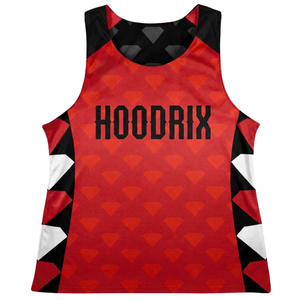 Venta al por mayor de camisetas de lacrosse sin mangas para mujer, sublimadas, de malla perforada, para práctica, de secado rápido, para entrenamiento de lacrosse. - Product Image 1