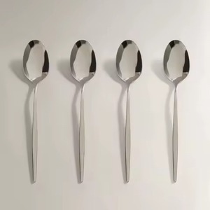 Modern Design Metal Coffee Tea <b>Spoon</b>, Stainless Steel <b>Spoon</b>, Sugar <b>Spoon</b>, Dessert <b>Spoon</b>, Dining Table - Product Image 6