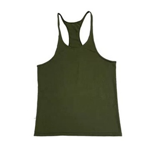 Camiseta sin Mangas para Hombre de Alta Calidad, Ecológica, de Secado Rápido, con Logotipo Personalizado, Casual, Tallas Grandes, Impresa en Serigrafía, Poliéster/Algodón - Product Image 3