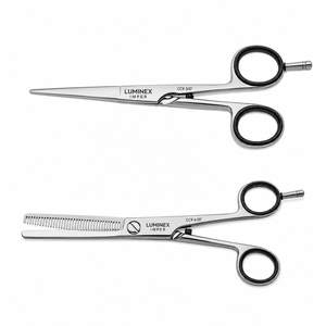 Juego de tijeras de primera calidad para el cuidado de mascotas, fabricadas con acero inoxidable de alta calidad, kit profesional para cortar el pelo de perros y gatos con estuche - Product Image 2
