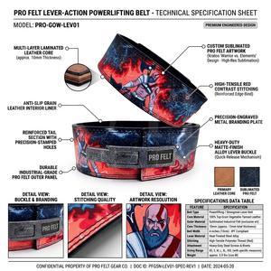 Accepted Private Label Premium Leather Lever <b>Belt</b> with Stainless Steel Buckle for Heavy Lifting Training Powerlifting <b>belt</b> Men - Product Image 2