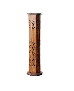 GUNVANTI Soporte de Madera para Incienso Modelo 005 para Meditación, Yoga, Aromaterapia, Templo, Oración, Bandeja Decorativa para Varillas de Incienso, Estilo Rajasthan - Product Image 1