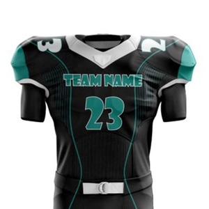 Ensemble de maillot et pantalon de football américain personnalisé, imprimé par sublimation, nom d'équipe personnalisé, uniforme de haute qualité - Product Image 6