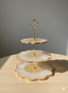 Resin <b>cake</b> <b>stand</b> - Product Image 6