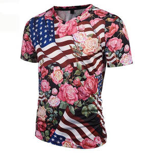 T-shirt de sublimation pour homme style luxe, haute qualité, anti-plis, séchage rapide, respirant, vente chaude, prix abordable - Product Image 1