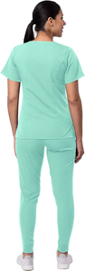 Nouvelle Arrivée - Tenue de Travail Respirante Unie pour Infirmière et Médecin - Blouse Chirurgicale et Pantalon Droit pour Salle d'Opération (Lavage Manuel) - Product Image 5
