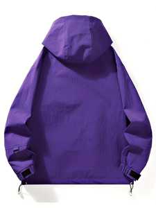 Conjunto Deportivo Impermeable de Secado Rápido para Hombre, Personalizable, Corte Holgado, Sudadera con Capucha Extra Grande, Chaqueta con Logotipo Personalizado, Pantalones Deportivos de Poliéster - Product Image 3