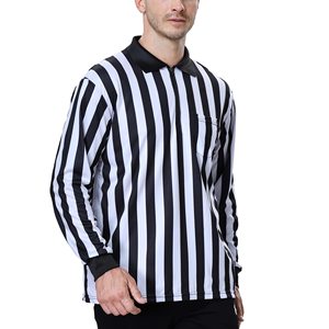Camiseta de árbitro de fútbol personalizada con nombre y número, camiseta profesional para árbitros para hombre - Product Image 3