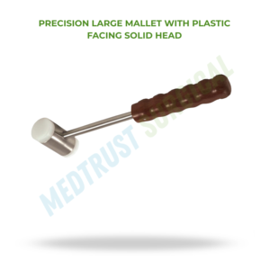 ค้อนขนาดใหญ่แบบแม่นยำ หัวแข็งหุ้มพลาสติก ขนาด 8 นิ้ว เครื่องมือผ่าตัดกระดูกสันหลัง อุปกรณ์ศัลยกรรมกระดูก ใช้สำหรับกระดูก - Product Image 2