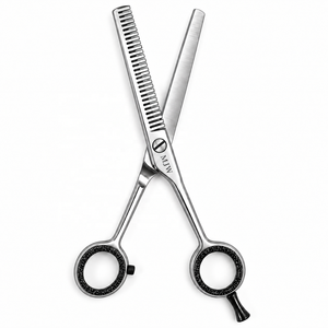 Tijeras para Adelgazar el Cabello MJW, 28 Dientes, Acabado Plateado, Acero Inoxidable, Tijeras de Peluquería para Texturizar, Herramientas de Salón de Belleza - Product Image 5