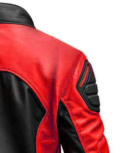 Vestes de moto en cuir véritable de qualité supérieure avec couleurs, logo et tailles personnalisées Vestes pour hommes - Product Image 5