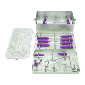 ชุดเครื่องมือผ่าตัดกระดูกสันหลังส่วนเอว ชุดอุปกรณ์ผ่าตัดกระดูกสันหลัง สแตนเลสสตีล เครื่องมือผ่าตัดกระดูกและข้อ อุปกรณ์การแพทย์ ใช้ซ้ำได้ - Product Image 6