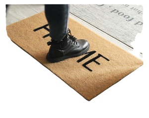 Tufted Rubber High Quality Traditional Design Rectangle Shape Nature Theme Decorative <b>Doormat</b> Home Welcome Mat Heavy Duty PVC - Product Image 3