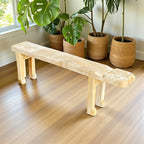 Bancos de Madera Estilo Vintage de la India, Banco de Madera Resistente para el Hogar, Decoración Vintage Combinable - MOQ 1 Contenedor Únicamente - Product Image 2